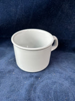 Dansk Cafe Blanc Flat Cup And Saucer Set- 12 Pieces (2 Sets available, Priced Individually)