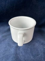 Dansk Cafe Blanc Flat Cup And Saucer Set- 12 Pieces (2 Sets available, Priced Individually)