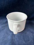 Dansk Cafe Blanc Flat Cup And Saucer Set- 12 Pieces (2 Sets available, Priced Individually)