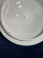 Off White Soup Tureen With Ladle And Underplate