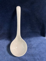 Off White Soup Tureen With Ladle And Underplate