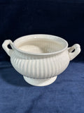 Off White Soup Tureen With Ladle And Underplate