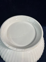 Off White Soup Tureen With Ladle And Underplate