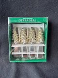 Boston Warehouse Christmas Tree Spreaders Knife Set of 4