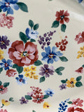 Longaberger Pottery Spring Floral Oval Platter