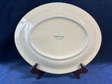 Longaberger Pottery Spring Floral Oval Platter