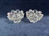 Pair Of Crystal Candlestick Holders
