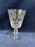 Set Of 6 Tiffin Cut Crystal Water Goblets