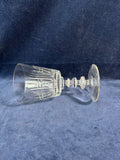 Set Of 6 Tiffin Cut Crystal Water Goblets