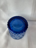 Mikasa Style Tender Leaves Cobalt Blue Low Ball Glasses Set Of 4 (2 Sets Available, Priced Individually)