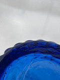 Mikasa Style Tender Leaves Cobalt Blue Low Ball Glasses Set Of 4 (2 Sets Available, Priced Individually)