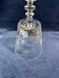 Set Of 6 Tiffin Cut Crystal Water Goblets