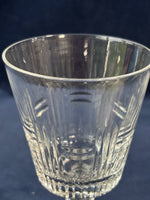 Set Of 6 Tiffin Cut Crystal Water Goblets