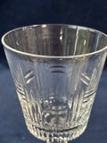 Set Of 6 Tiffin Cut Crystal Water Goblets