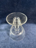 Set Of 5 Tiffin Cut Glass Sherbet Glasses