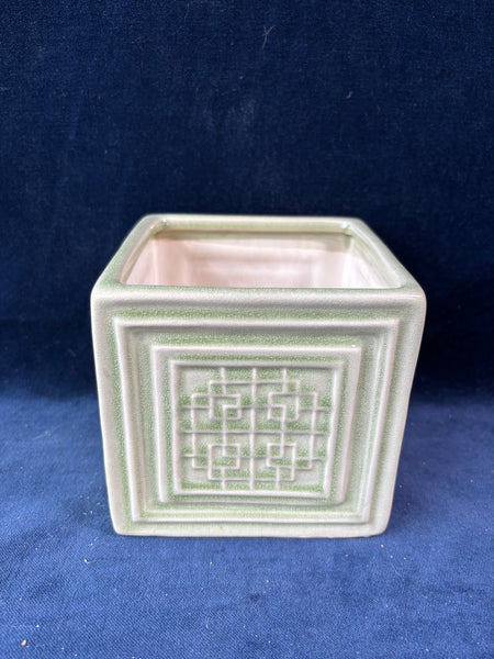 Light Green Pottery Vase Planter