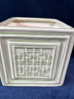 Light Green Pottery Vase Planter