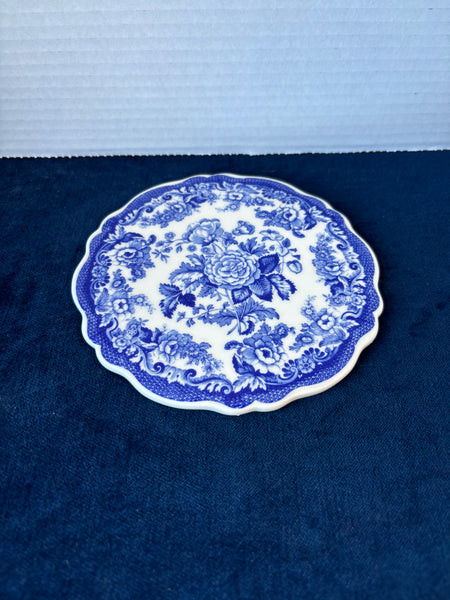 Spode Blue Room Blue/White Floral Trivet