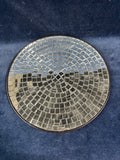 Pair Of World Market Mosaic Round Tiles