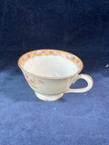 4 Piece Cherry China Teacup And Saucer Set