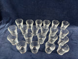 Set Of 21 Libbey Shot Glasses