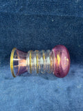 Pink and Gold Bud Vase
