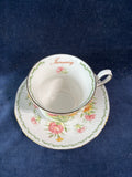 Queens Tea Cup And Saucer January Carnations