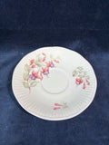 Queen's Pink and Purple Flower Tea Cup and Saucer