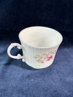 Queen's Pink and Purple Flower Tea Cup and Saucer