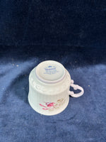 Queen's Pink and Purple Flower Tea Cup and Saucer