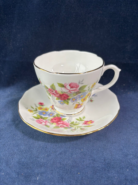 Duchess Fine Bone China Floral Pattern Cup & Saucer Set