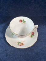 Royal Osborne Fine Bone China Teacup And Saucer Set