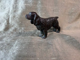 Trophy Craft Metal Cocker Spaniel Figurine Dog Signed Paperweight