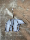 Stained Glass Polar Bear Suncatcher