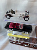 Classic Die-Cast Car Collection w/ Display Shelf – 12 Vintage Model Cars