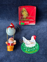 Christmas Ornament Lot (3)