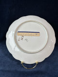 Limoges Porcelain Decorative Angel Plate With Stand