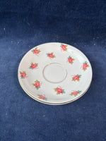 Sampson Smith Old Royal Bone China England Cup & Saucer Pink Roses