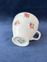 Sampson Smith Old Royal Bone China England Cup & Saucer Pink Roses