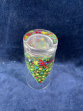 Set Of 4 Action Christmas Tree Holiday Glasses