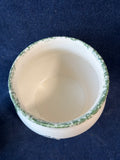 Wicklow Vale Irish Studio Art Pottery Shamrock Candle Pot