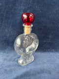 Heart Shaped Decanter With Red Stopper