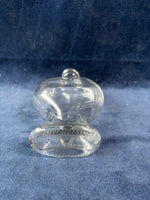 Heart Shaped Decanter With Red Stopper