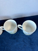 Trio Of Floral Espresso Cups