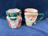 Pair Of Santa Claus Mugs