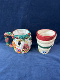 Pair Of Santa Claus Mugs