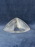 Triangular Crystal Bowl