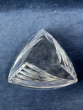 Triangular Crystal Bowl