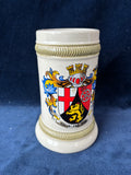 German Ceramic Beer Stein Mug Rheinland-Pfalz