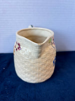 Made In Japan Floral/Basket Design Creamer